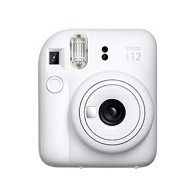 FUJIFILM チェキカメラ INSTAX mini 12（クレイホワイト）CLAY WHITE