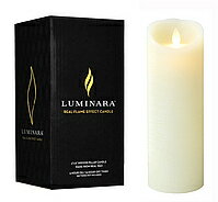 ルミナラ LEDキャンドルライト　LUMINARA ピラー3×8 ラクティク B0320-00-30-IV　アイボリー Lサイズ【送料無料】