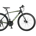 CANOVER/カノーバー クロスバイク 700×28CCAC-027-DC ATHENA (アテナ)【マットブラック】シマノ製21段ギア 通勤通学 スポーティ...