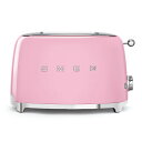 【日本正規品】SMEG/スメッグポップアップトースター【ピンク】TSF01-PK-JPレトロ デザイン おしゃれ家電 ハイブランド 4〜8 枚切り対応 イタリア...