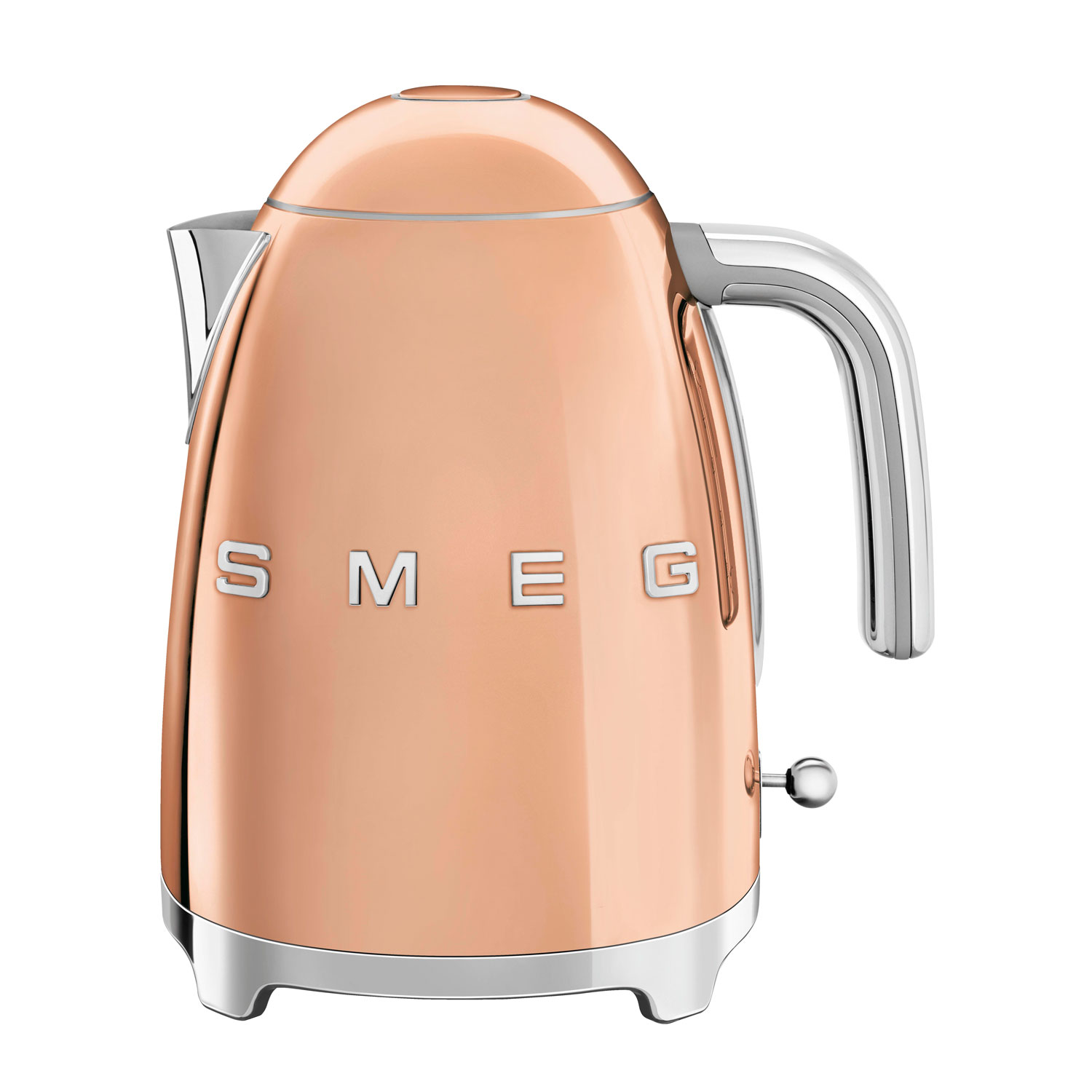 【日本正規品】SMEG/スメッグ電気ケトル 1.7L【ローズゴールド】KLF03‐RG-JPレトロ デザイン おしゃれ家電 ハイブランド 空焚き防止 イタリアブランド プレゼント ステンレス製 カルキフィルター こぼれ防止注ぎ口 1200W