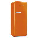 【日本正規品】SMEG/スメッグ 冷蔵庫 270リットル【オレンジ/orange】右開き《配送・設置費込み》FAB28ROR5JPREFRIGERATOR レト...