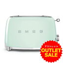☆お買い得!アウトレット☆【日本正規品】SMEG/スメッグポップアップトースター【パステルグリーン】TSF01-PG-JPレトロ デザイン おしゃれ家電 ハイブ...