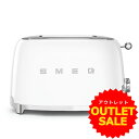 ☆お買い得!アウトレット☆【日本正規品】SMEG/スメッグポップアップトースター【ホワイト】TSF01-WH-JPレトロ デザイン おしゃれ家電 ハイブランド ...