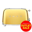 ☆お買い得!アウトレット☆【日本正規品】SMEG/スメッグポップアップトースター【ゴールド】TSF01-GO-JPレトロ デザイン おしゃれ家電 ハイブランド ...