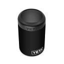 YETI (イエティ) Rambler 12オンス コルスター缶インシュレーター 標準サイズの缶用 ブラック (中身は入れません)