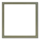 正方形額縁 アクリル仕様 木製 L型 壁用フック付 (草木緑, 20角)