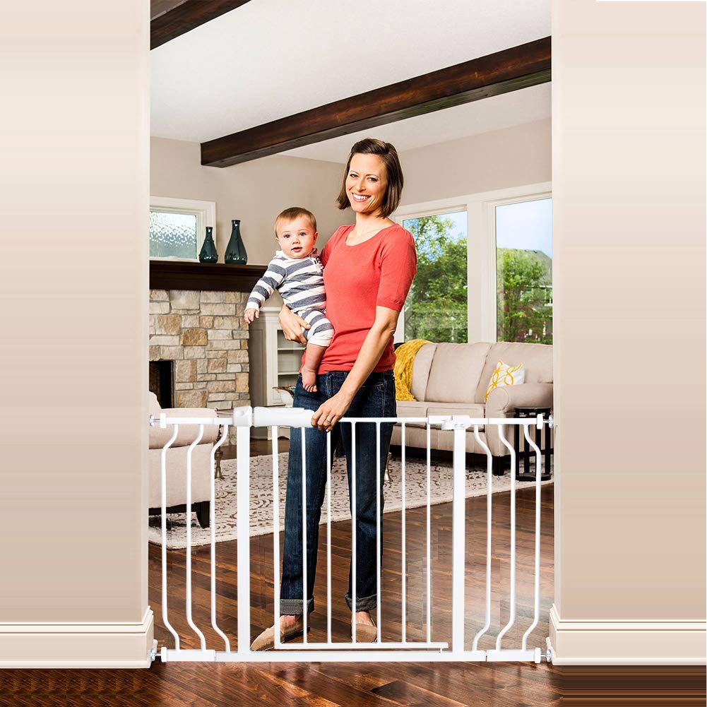 エルフ ベビー(Fairy Baby)ベビーゲート 階段上 ペットゲート ベビーフェンス 適用幅61-266cm ビデオ付..