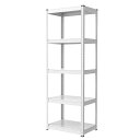 Umimileラック スチールラック 幅60cm 5段 耐荷重120kg/段 メタルラック (幅60×奥行40×高さ171cm, ホワイト)
