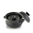 たいせい窯 萬古焼 土鍋 ごはん鍋 2合炊き 黒 / 日本製 直火用 電子レンジ対応 食洗機対応 オーブン対応 / 炊飯土鍋 炊飯器 調理器具 昔道具 おひつ ...