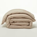 NELPANDA 高級綿100% 掛け布団カバー CLASSICシリーズ 5つ星ホテル仕様 サテン織 300本高密度 綿 長繊維コットン100% オールシーズン ベッドリネン 上品でなめらかな光沢 (シングル・150×210cm, ベージュ)