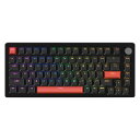 DrunkDeer A75 ラピッドトリガー キーボード メカニカル ゲーミング用 磁気スイッチ PBTキーキャップ ダブルショット 82キー OEMプロファイル