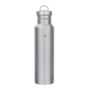Boundless Voyage チタン 水筒 ボトル 超軽量 直飲み 広口 水筒 登山 ボトル 自転車 スポーツ マグボトル アウトドア キャンプ 焚き火 ボトル 全3サイズ ボトルカバー付き (750ml)Ti3253D