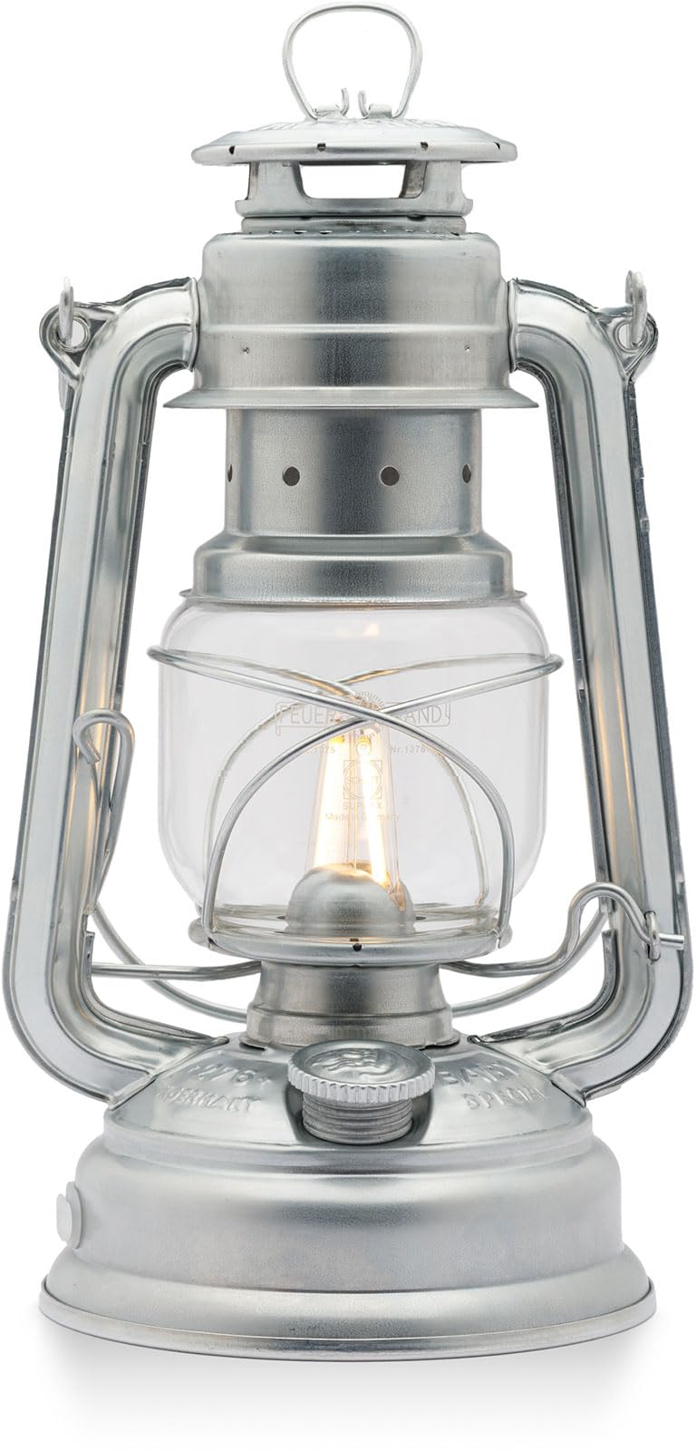 楽天お買い得本舗　岡山店フュアーハンド（FEUERHAND） アウトドア キャンプ ランタン 電池 充電式 LEDランタン ベイビースペシャル276 ジンク 【日本正規品】 14017