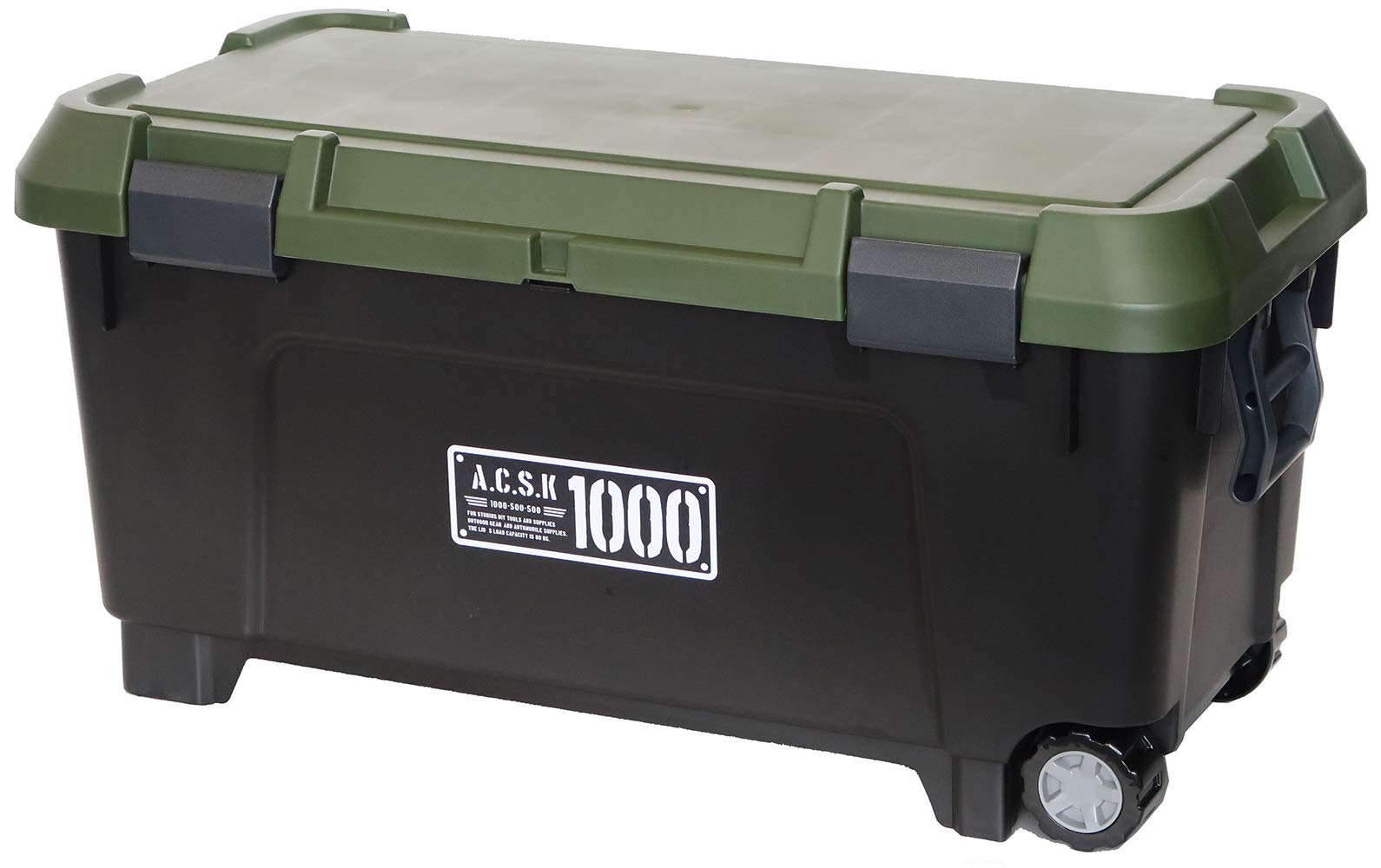 楽天お買い得本舗　岡山店JEJアステージ（JEJ Astage） 収納ボックス 日本製 アウトドア キャンプ 踏台 耐荷重80kg 車載 積み重ね[Xシリーズ アクティブストッカー1000X] 防災 幅100×奥行50×高さ50cm