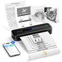 Itari モバイルプリンター(解像度 300DPI)プリンター 小型 持ち運びプリンター portable printer ワイヤレスプリンター コンパクトコピー機 自宅、オフィス、旅行に用のA4サーマルプリンター 複写機は多サイズの印刷に対応しており、