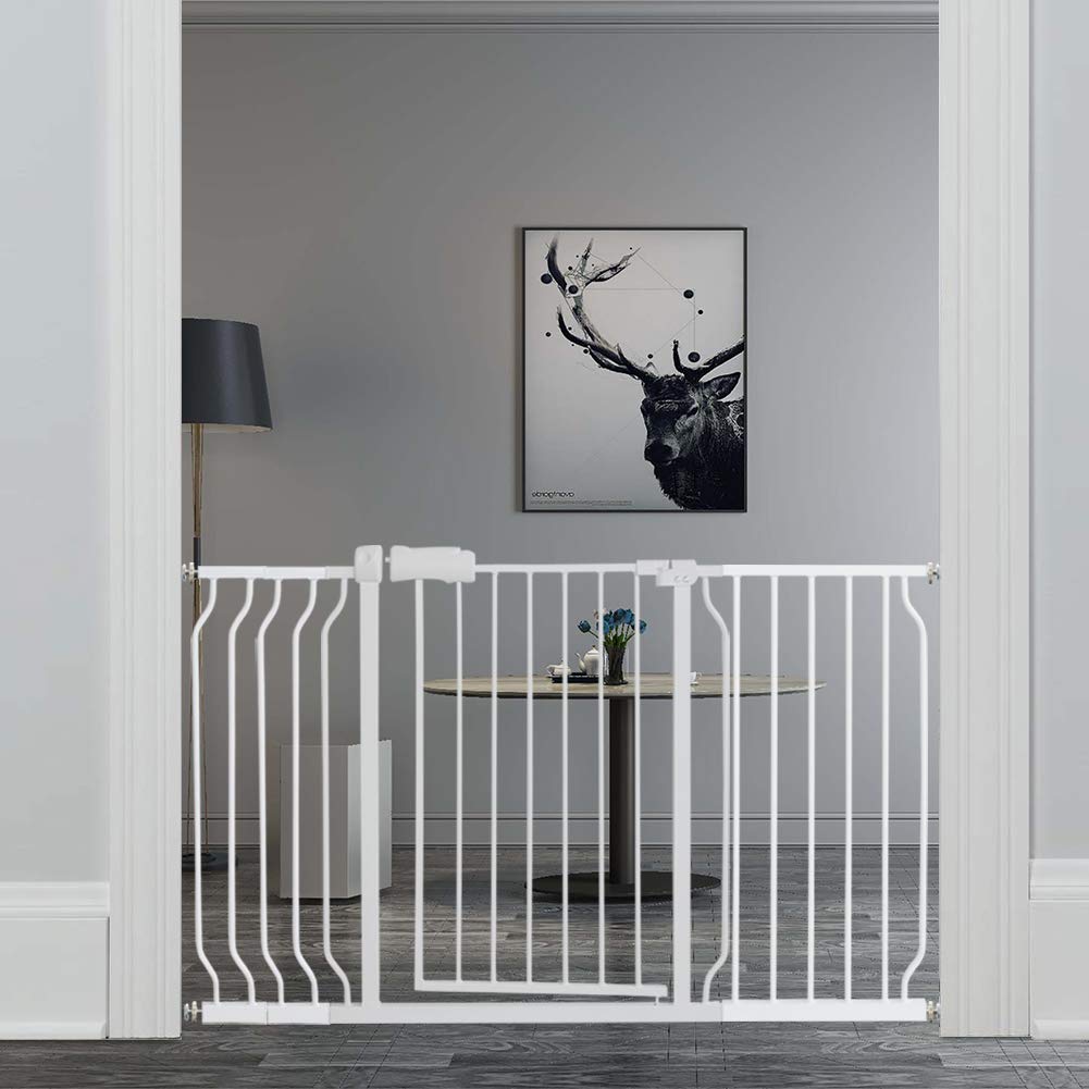 エルフ ベビー(Fairy Baby)ベビーゲート 階段上 ペットゲート ベビーフェンス 適用幅61-266cm ビデオ付..