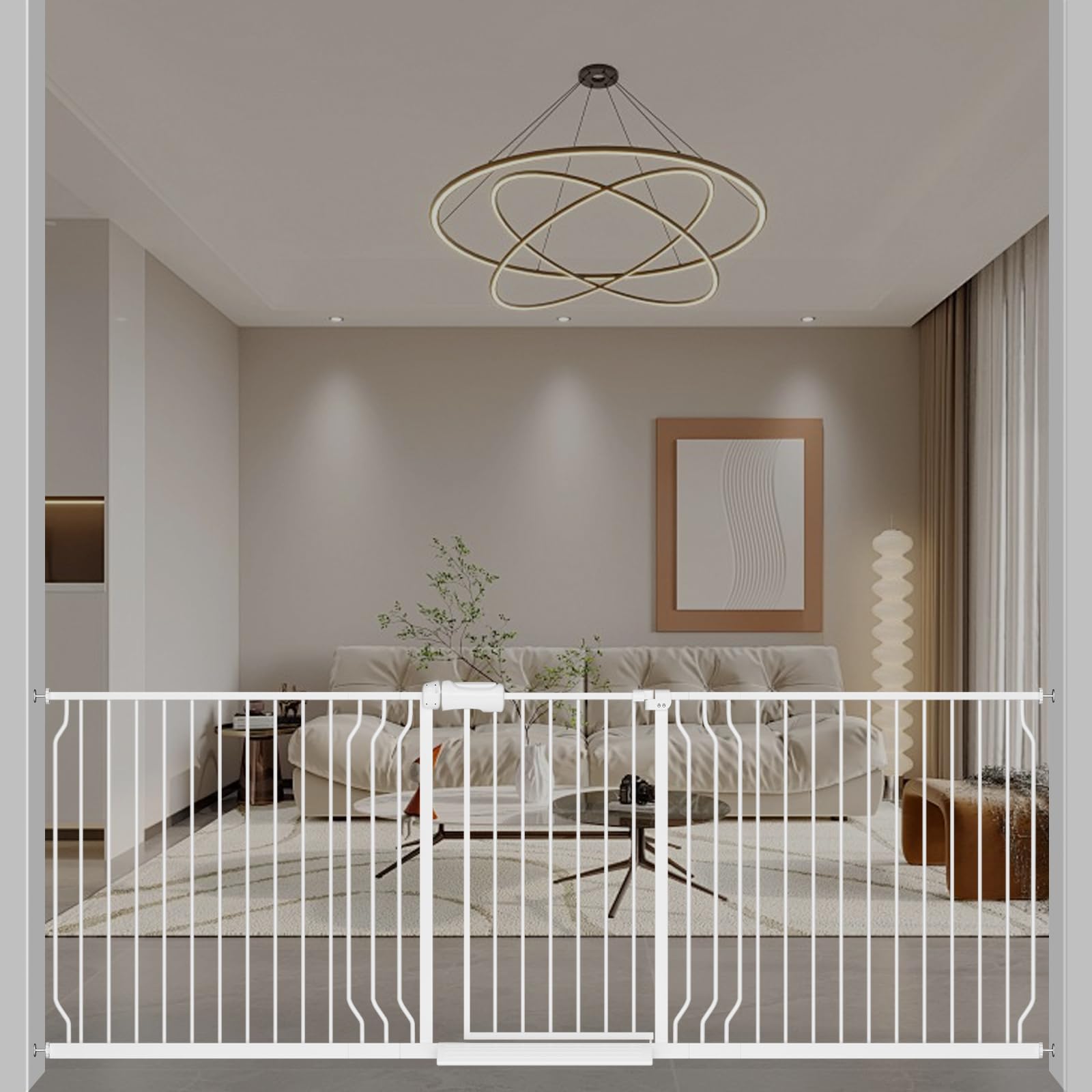 エルフ ベビー(Fairy Baby)ベビーゲート 階段上 ペットゲート ベビーフェンス 適用幅61-266cm ビデオ付..