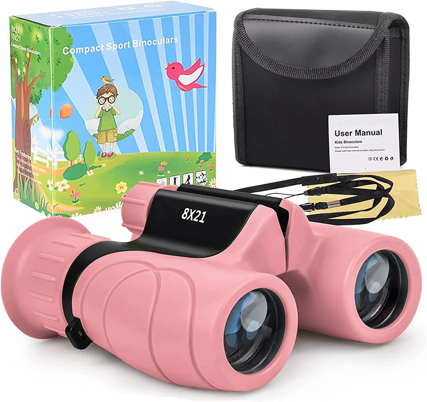 双眼鏡 ライブ用 子供 3-15歳 キッズ オペラグラス 8倍 kids Binoculars 高倍率 コンサート ドーム 防振双眼鏡 こども 望遠鏡 防水 B...