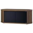 朝日木材加工 テレビ台 RACINE 42型 幅100cm ブラウン キャスター付き コーナー対応 RCA-1000AV-CR