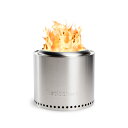 Solo Stove Ranger 2.0、無煙焚火台|薪ストーブ、取り外し可能な灰皿付き、ポータブル屋外焚火台-キャンプに最適、ステンレススチール、H: 12.5 in x Dia: 12.5 in、15 lbs シルバー