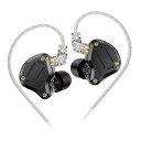 LINSOUL KZ ZS10 Pro 2音楽愛好家に向け設計ブラックハイエンド4BA+1DDハイブリッドイヤホン(ブラック.マイク無し)