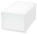 天馬 衣装ケース フィッツユニットケース 押入れ用 ホワイト 幅39×奥行74×高さ30cm L3930 2個セット