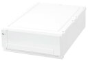 天馬 衣装ケース フィッツユニットケース 押入れ用 ホワイト 幅44×奥行74×高さ18cm L4418 2個セット