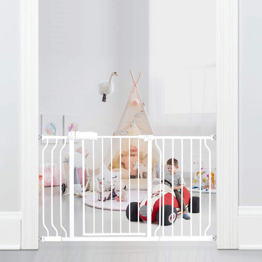 エルフ ベビー(Fairy Baby)ベビーゲート 階段上 ペットゲート ベビーフェンス 適用幅61-266cm ビデオ付..