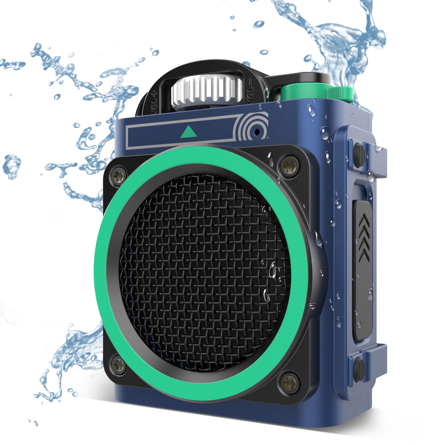 楽天お買い得本舗　岡山店MUZEN Wild Go Bluetooth Speaker ポータブル スピーカー buletooth5.0 アウトドア・キャンプ スピーカー IPX5防水 Type-C充電 （ブルー）