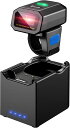 Eyoyo バーコードリーダー Bluetooth qrコードリーダー バーコードスキャナー ワイヤレス充電スタンド付き ミニ 指輪型 携帯便利 1次元 2次元 QRバーコード読み取り 液晶コード対応 日本語コード対応 1D 2D 日本語取扱説明書付き