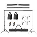 EMART 背景スタンド 260x300cm 高さ、幅調節でき 撮影スタンド グリーンバックスタンド 写真撮影用 撮影スタジオ クロマキー合成 クリスマス/誕生...