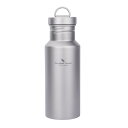 Boundless Voyage チタン 水筒 ボトル 超軽量 直飲み 広口 水筒 登山 ボトル 自転車 スポーツ マグボトル アウトドア キャンプ 焚き火 ボトル 全3サイズ ボトルカバー付き (550ml)Ti3252D