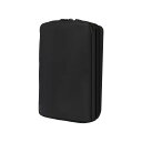 GRAVELトラベルポーチSLIM(1.5L コンパクト)ブラックカラー 1~2泊の旅行/出張/アウトドア用 防水ポケットと隠しポケット付き 衛生的にバスグッズを収納 高耐久性素材利用