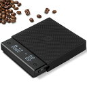 TIMEMORE タイムモア スケール Black Mirror Basic PRO コーヒースケール 高精度 測定範囲0.5-2kg 自動計時機能 1600mAh 待機時間超長 コーヒー スケール - ブラック 黒色