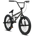 AVASTA BacchusBMX 自転車 20インチ フリースタイルBMXバイク スチール製ペグ付属 3ピースクランク初心者に最適 高炭素鋼フレーム 後U字型リアブレーキ スタント用自転車 グレイ