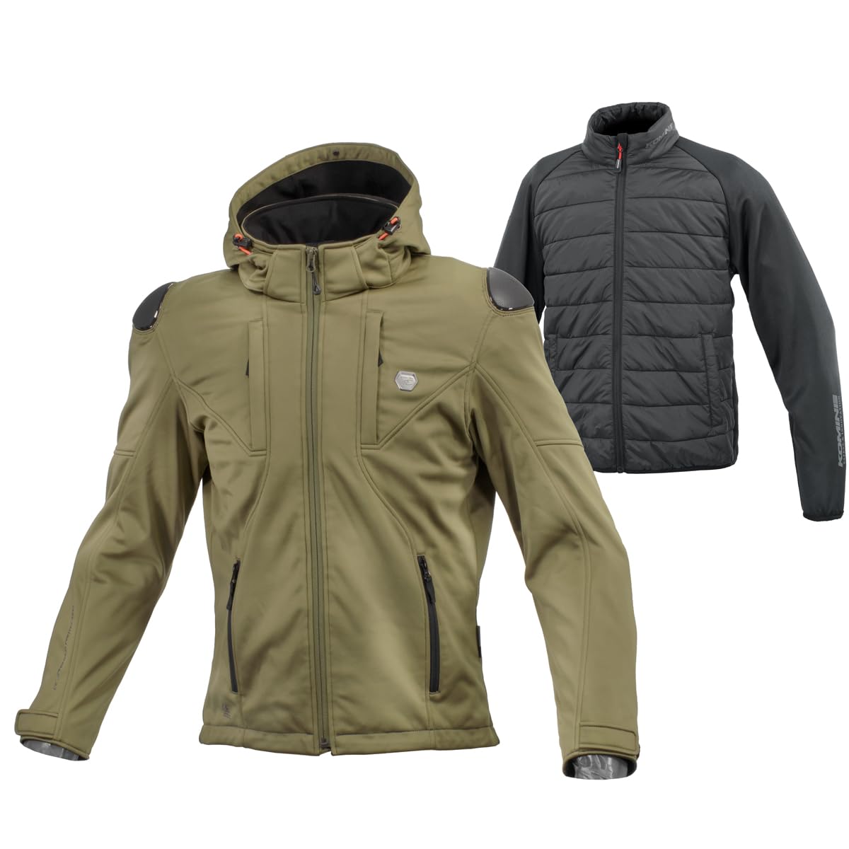 [KOMINE] バイク用ジャケット 07-6235 Olive 3XL