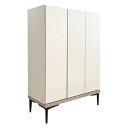 アルファタカバ シューズボックス 下駄箱 完成品 日本製 大川家具 75 幅75cm 脚付き 収納 大容量収納 玄関収納 消臭 脱臭 幅75cm×奥行35cm×高さ107.2cm ホエール アイボリー