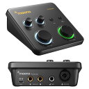 MAONO オーディオインターフェース オーディオミキサー XLR入力 ルーティング DAW 楽器/パソコン/スマホ/ヘッドホン対応 音楽制作 ホームスタジオ 配信 ポッドキャスト インターフェース 小型 ポータブル一 USBオーディオインターフェース P