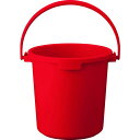 TRUSCO(トラスコ) PPカラーバケツ 22L 赤 TPPB-22-R × 16個 【ケース販売】