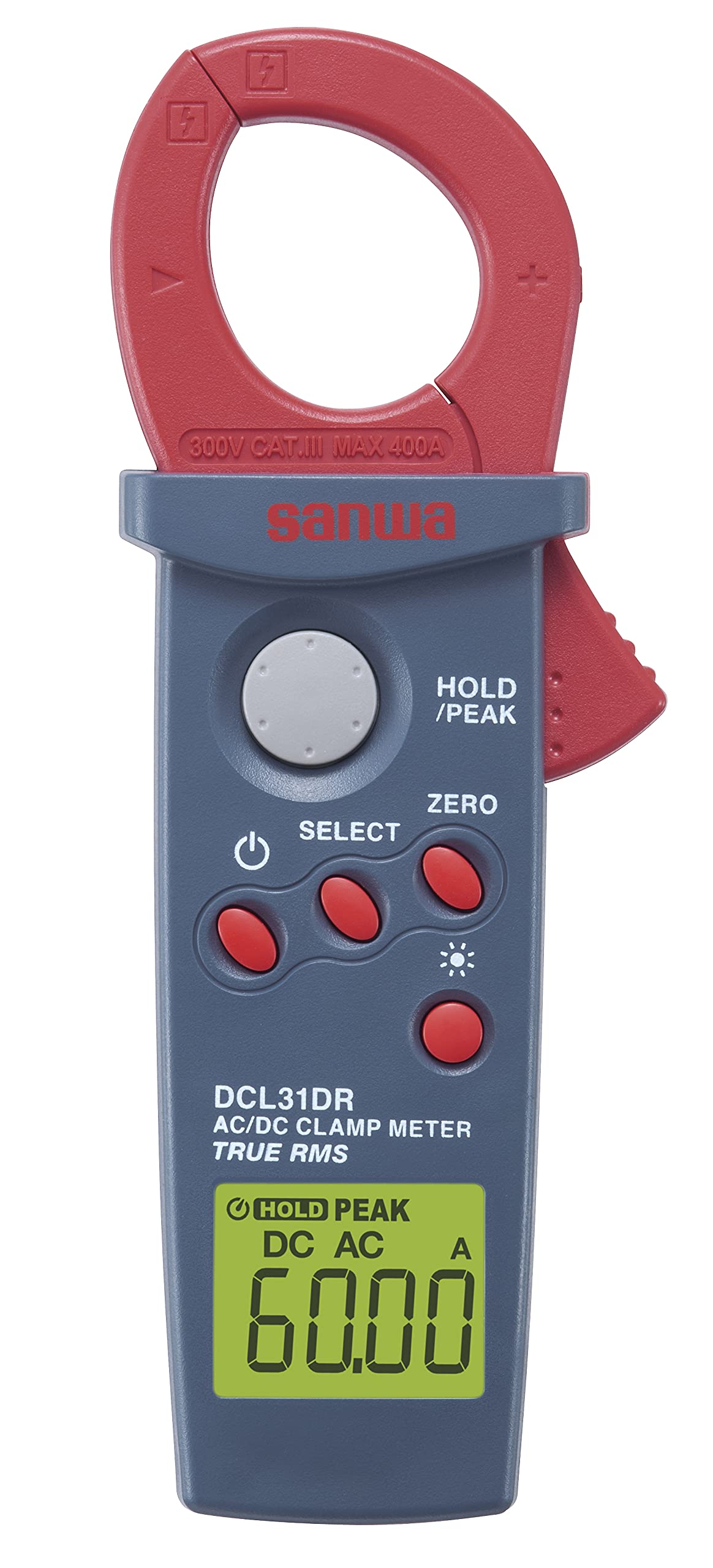 SANWA(三和電気計器) クランプメータ DCL31DR ブルー