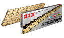 D.I.D(大同工業)バイク用チェーン カシメジョイント付属 520ZVM-X-112ZB G&G(ゴールド) X-リング 二輪 オートバイ用