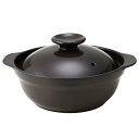 TAMAKI サーマテック一人用 IH対応 超軽量IH土鍋 8号チャコールグレー 30×25.5×高さ15×底直径16.3cm 使いやすい 軽い 陶器 1900ml T-960318