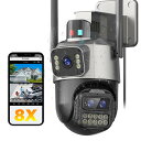 GUOANVISION 防犯カメラ 屋外 PTZ 800万画素 8倍光...(3)