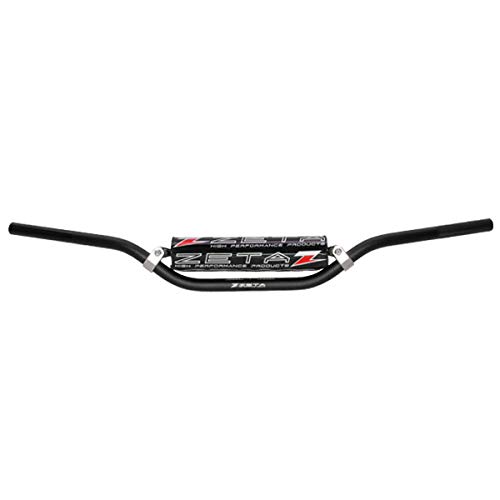 ジータ(ZETA) CXハンドルバー 7/8バー MX-123 バークランプ部外径φ22.2mm アルミ ブラック ZE09-1231
