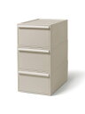 ライクイット (like-it) 収納ボックス クローゼットシステム 引出し (M) 3個組 ベージュ CS-D2 3P 奥行き52cm クローゼット収納にピッタリ