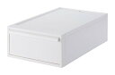 ライクイット ( like-it ) 収納ケース クローゼットシステム 引出し S 幅32x奥52x高16.1cm オールホワイト CS-D1 奥行き52cm クローゼット収納にピッタリ