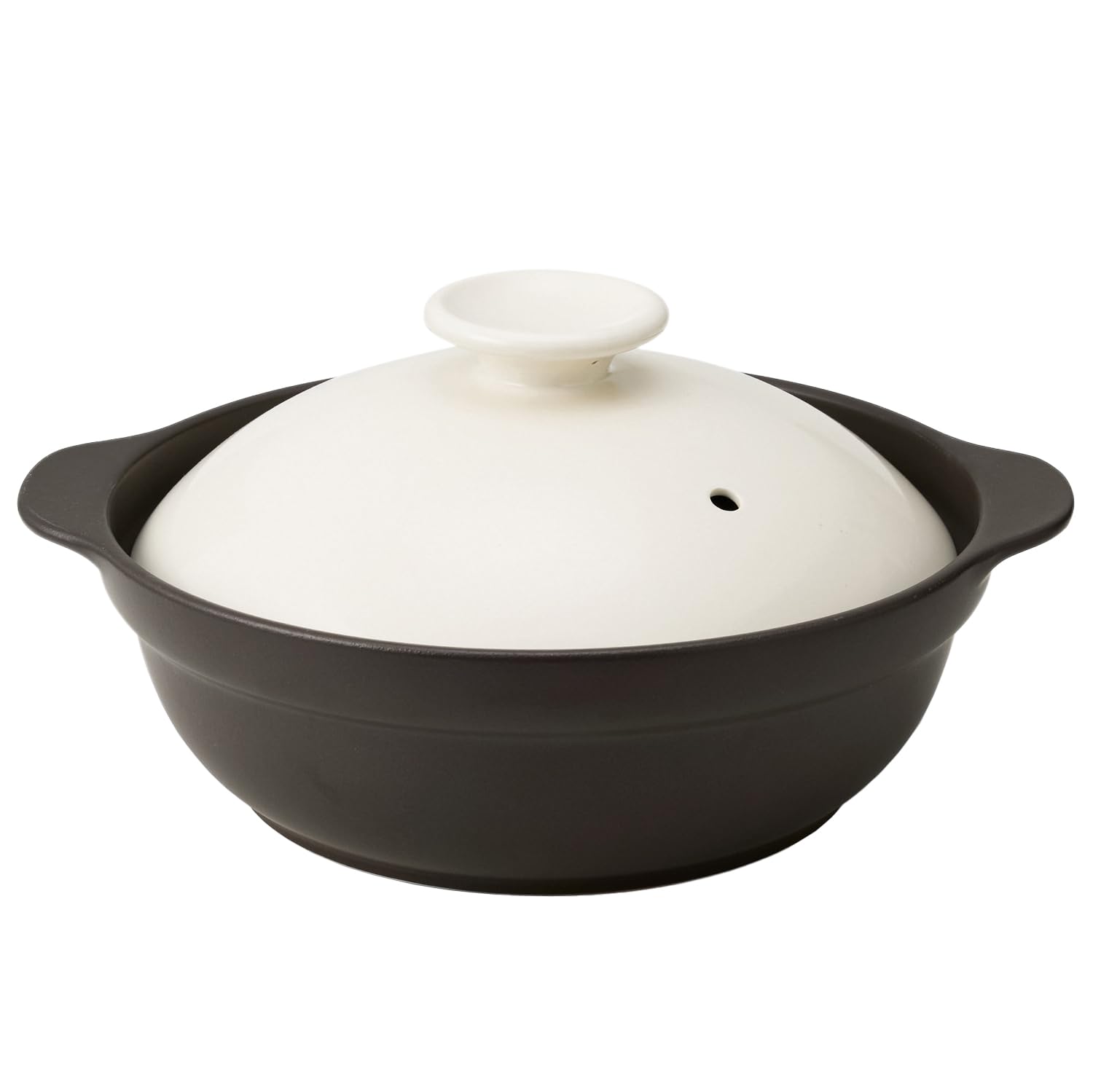 TAMAKI サーマテック一人用 IH対応 超軽量IH土鍋 9号 ホワイト 33×28×高さ16×底直径19.5cm 使いやすい 軽い 陶器 2500ml T-960264