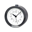 レムノス アラーム時計 アナログ リキアラーム 天然色木地 灰 RIKI ALARM CLOCK グレー WR09-14 GY Lemnos