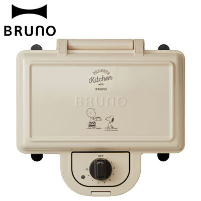 スヌーピー BRUNO ホットサンドメーカー ダブル (エクリュ)